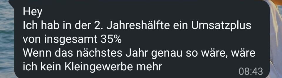 Umsatzplus in der zweiten Jahreshälfte