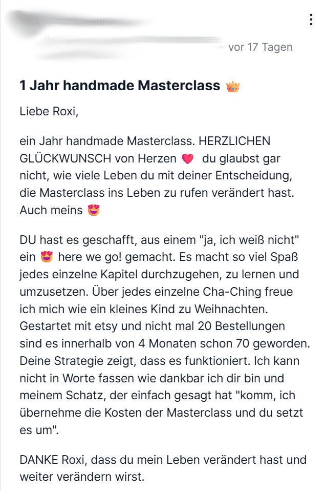 Von weniger als 20 auf 70 Bestellungen